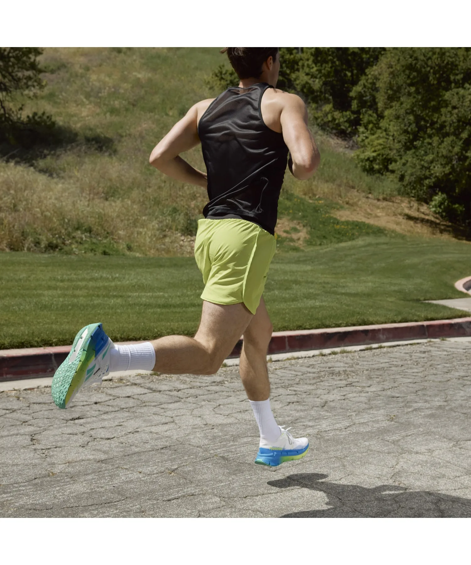 Кроссовки для бега с технологией Float Ride Reebok Floatzig X1 бело-голубые — фото 2