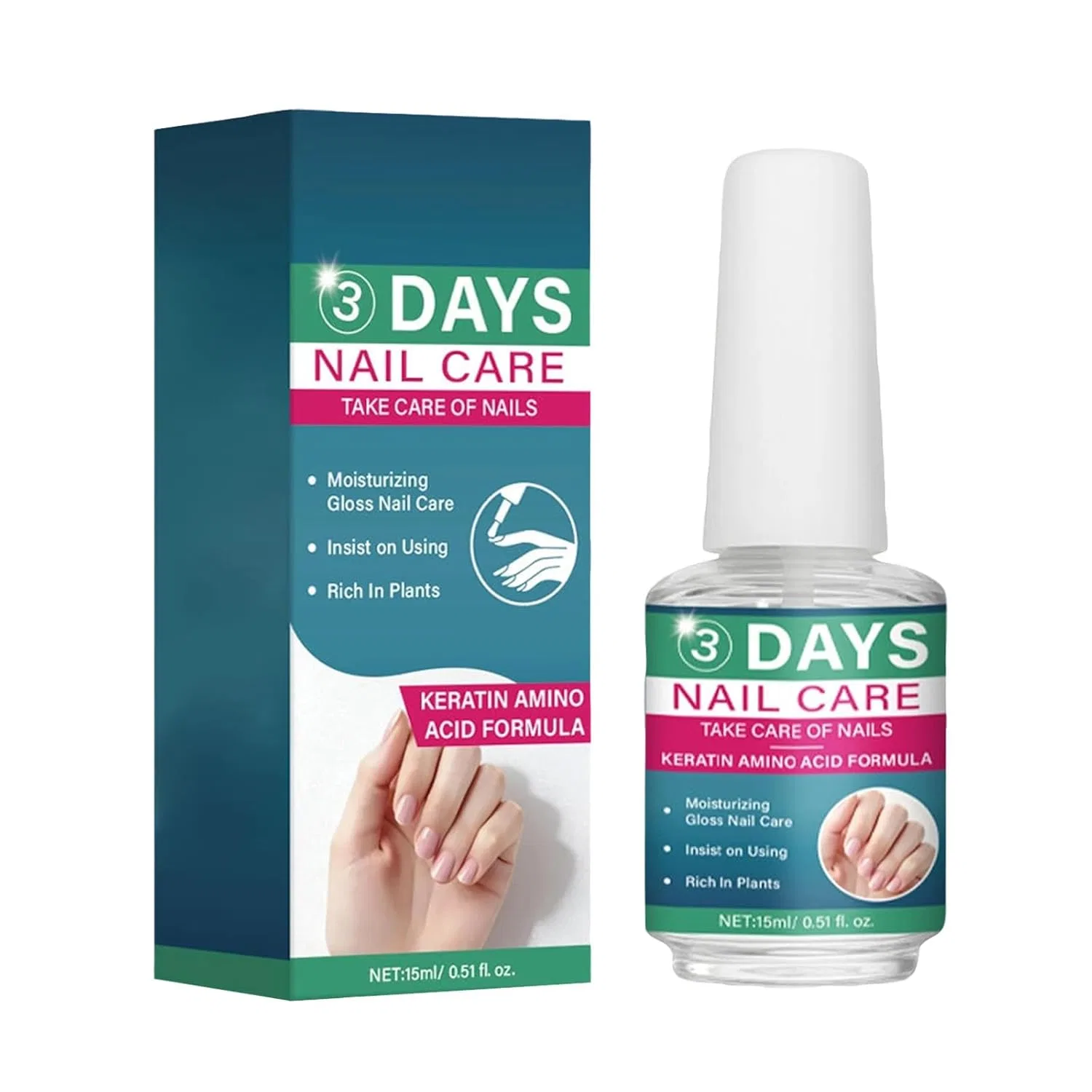Масло для ногтей «3 Days Nail Care» с кератином, 1 шт. Generic, 3 Days Nail Care