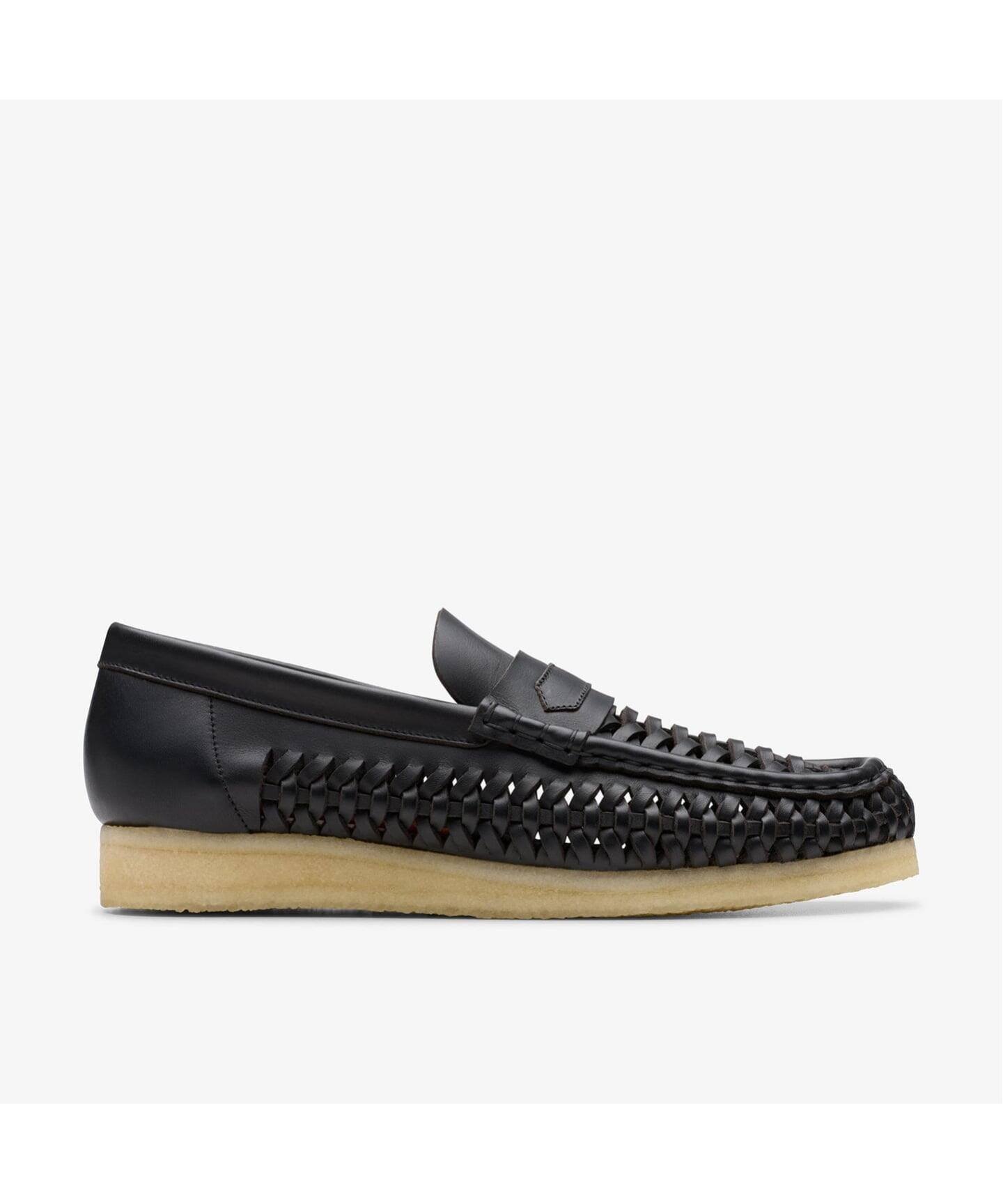 Туфли Clarks WB Penny Weave Black Leather Edifice, black — фото 3