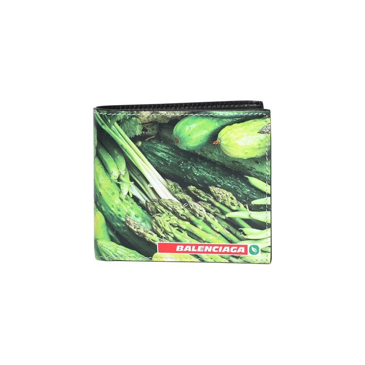 

Кошелек Balenciaga Antwerp Square Folded Coin Wallet, цвет Veggie