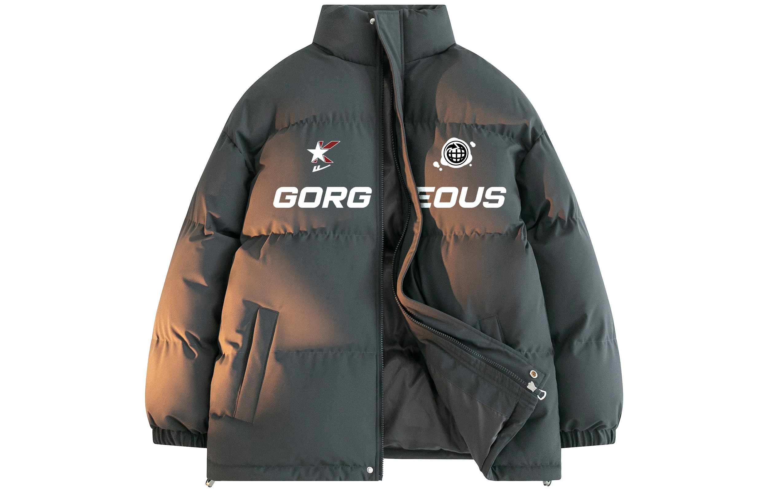 

WARRIOR Пуховик серии "Покоряющий ветер и волны" унисекс, Dark Gray[Windproof Door Access Upgraded]