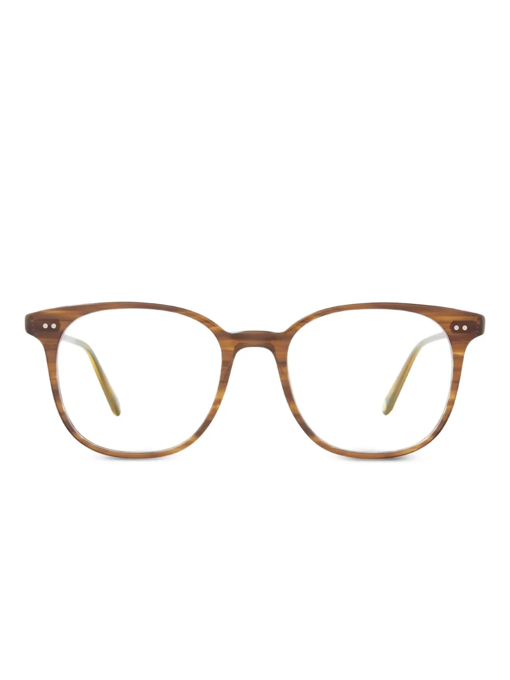 

Очки Carrol в круглой оправе Garrett Leight, коричневый