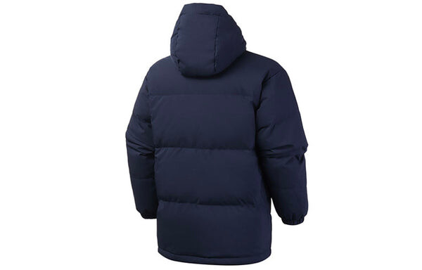 Пуховик adidas Reversible hooded Sports Down Jacket Navy Blue, синий — фото 2