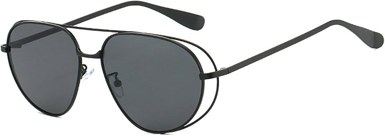 

Солнцезащитные очки Laureles Oversize Pilot для женщин, модные солнцезащитные очки «кошачий глаз» с градиентным переходом цвета «шампанское» для мужчин, очки для вождения, C1