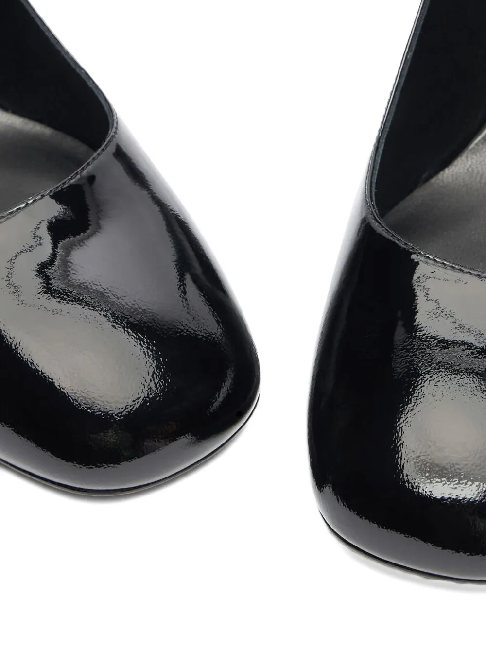 Туфли-лодочки из лакированной кожи с пряжкой Stuart Weitzman, черный — фото 4