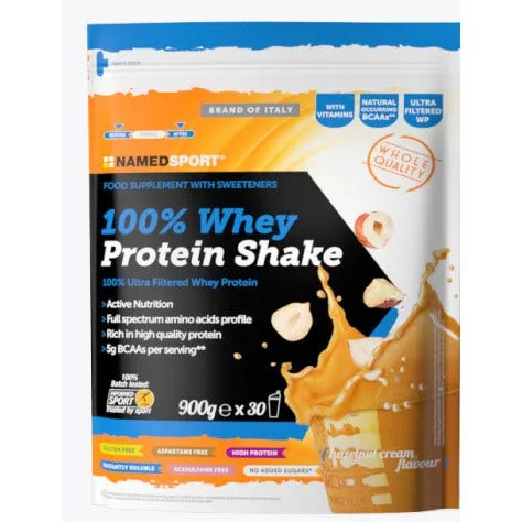 

100% Whey Prot Shake Hazel Cr со вкусом лесного ореха Named Sport