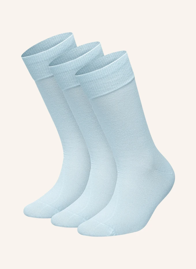 

Комплект из 3 носков one color smooth Dillysocks, синий