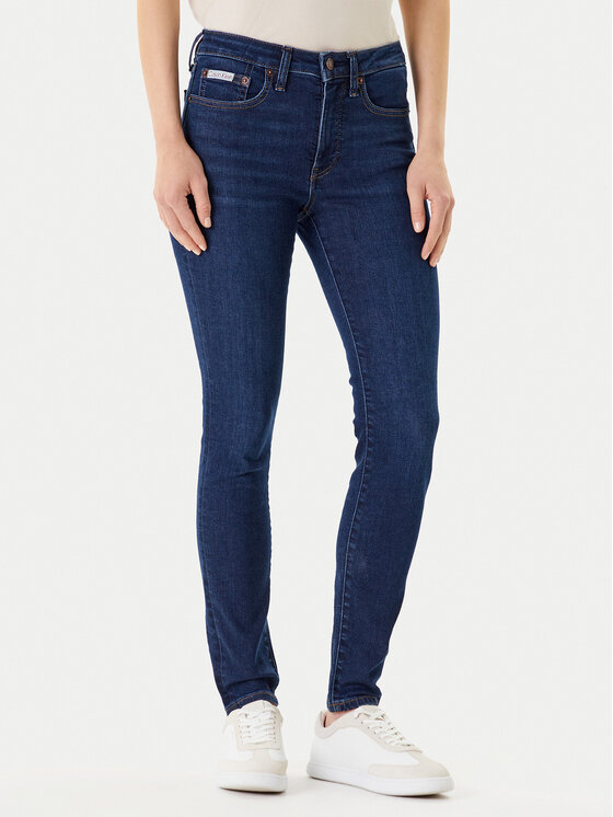 

Обтягивающие джинсы LV047B772G Calvin Klein Jeans, синий
