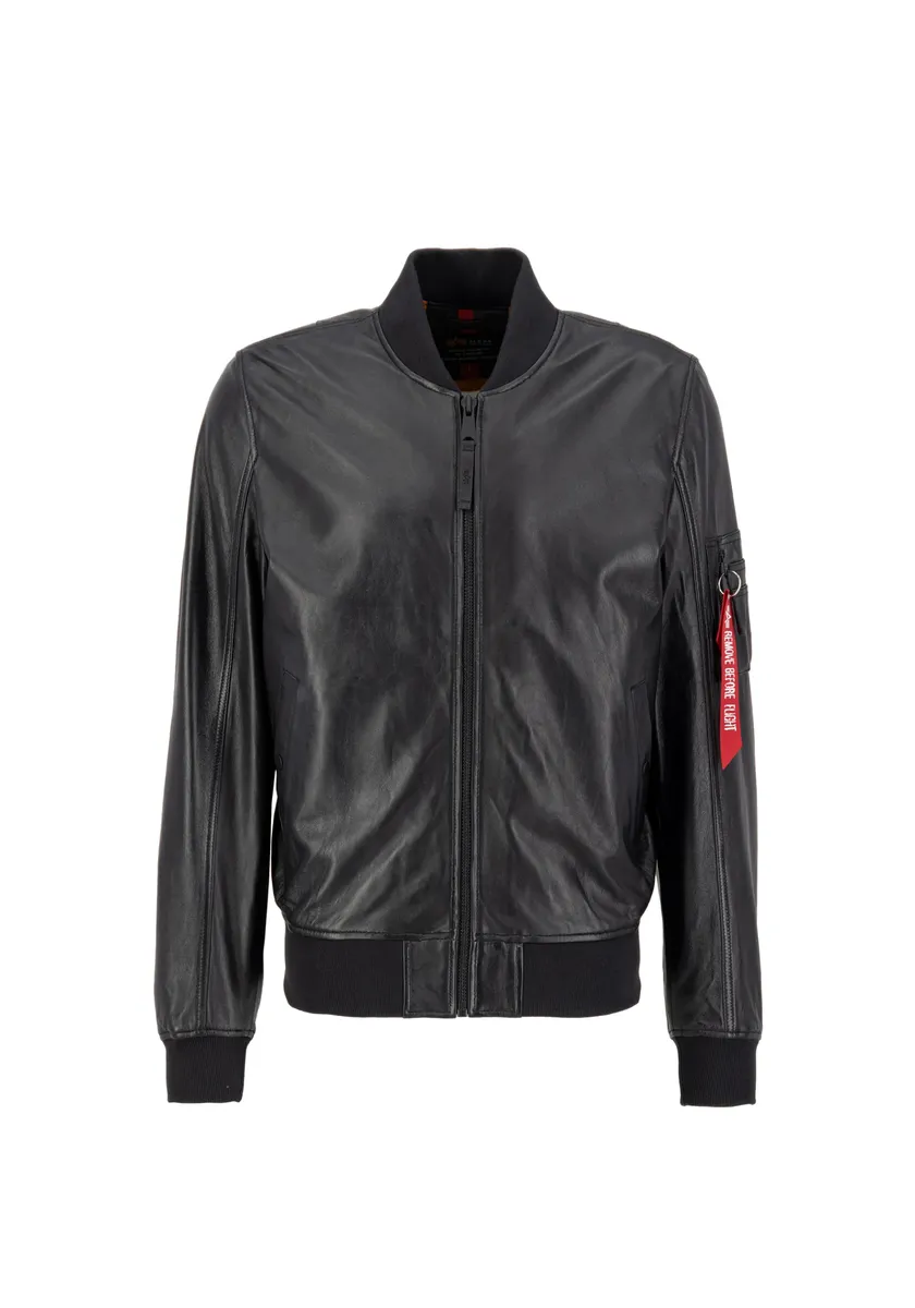 

Куртка-бомбер Alpha Industries " Alpha Industries Мужчины - Куртки-бомберы MA-1 Leather LW II", черный