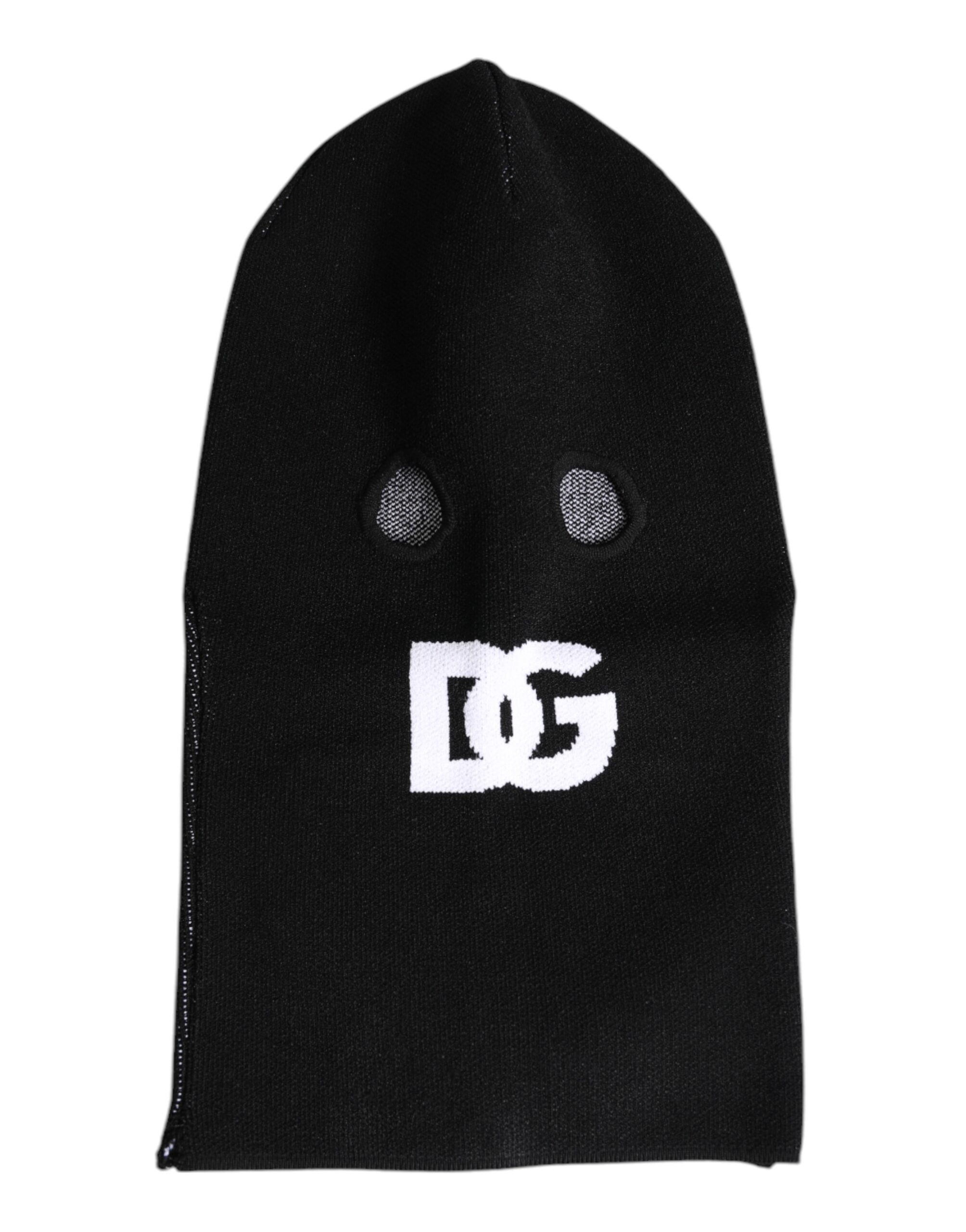 

Черная кашемировая вязаная лыжная маска-балаклава Dolce & Gabbana