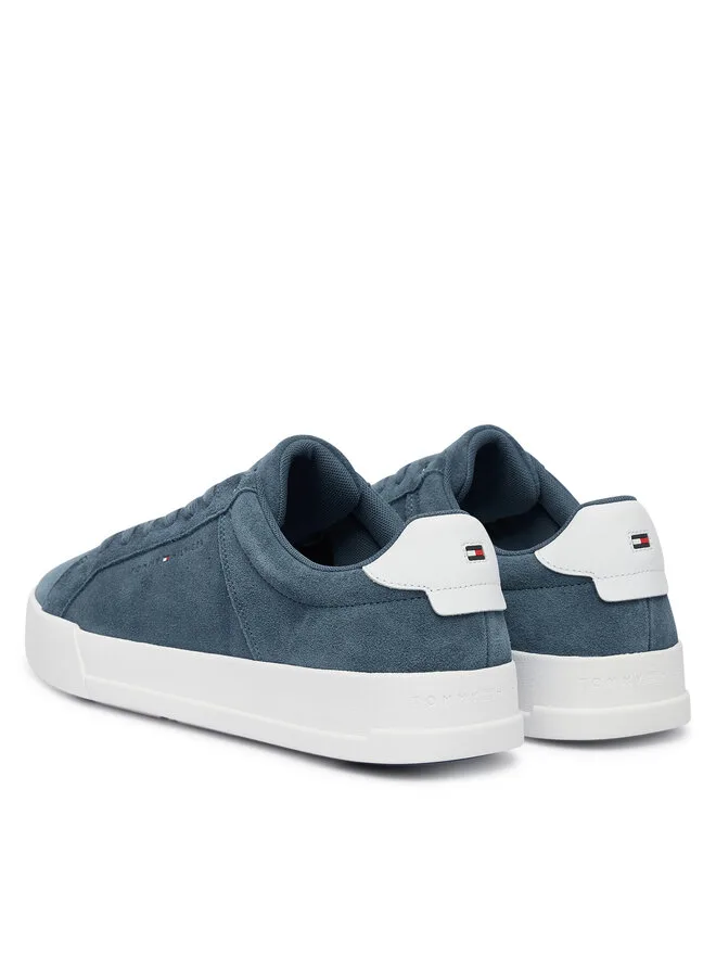 Tommy Hilfiger Кроссовки Th Court Suede FM0FM05824 синие — фото 3