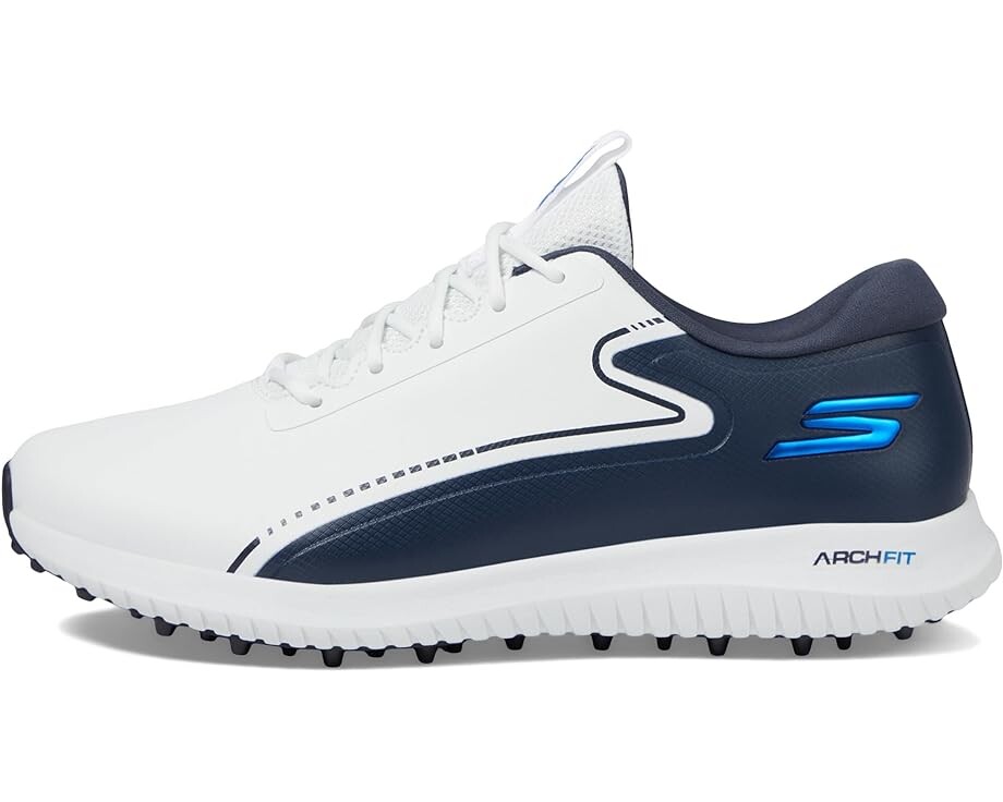 Кроссовки Skechers GO GOLF Go Golf Max-3, цвет White/Navy/Blue — фото 4