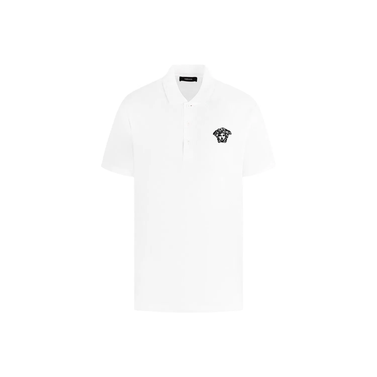 Мужское поло с коротким рукавом VERSACE, White