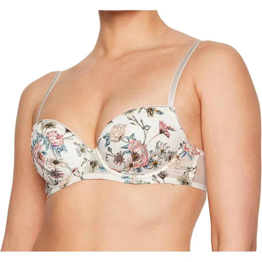 Женский комплект нижнего белья с цветочным принтом Victoria's Secret, White Floral — фото 3