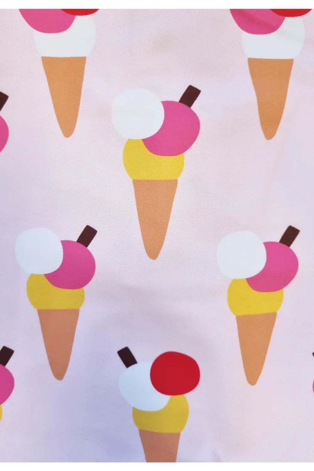 Детский купальник с длинным рукавом с принтом Ice Cream Cones Toby Tiger, Multi — фото 3