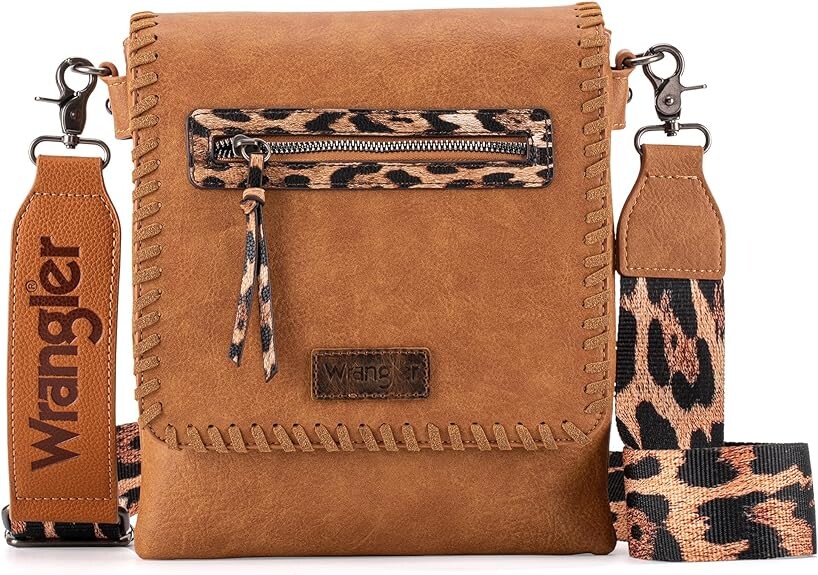 

Женская сумка Wrangler в стиле вестерн с гитарным ремешком, медовый коричневый