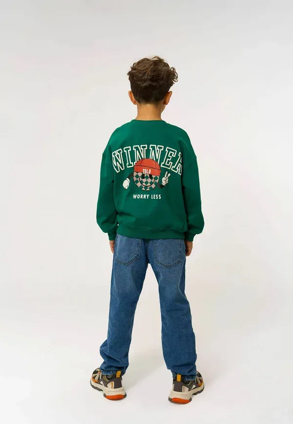 Свитшот хлопковый Sportinis megztinis The New, Alpine Green, зеленый