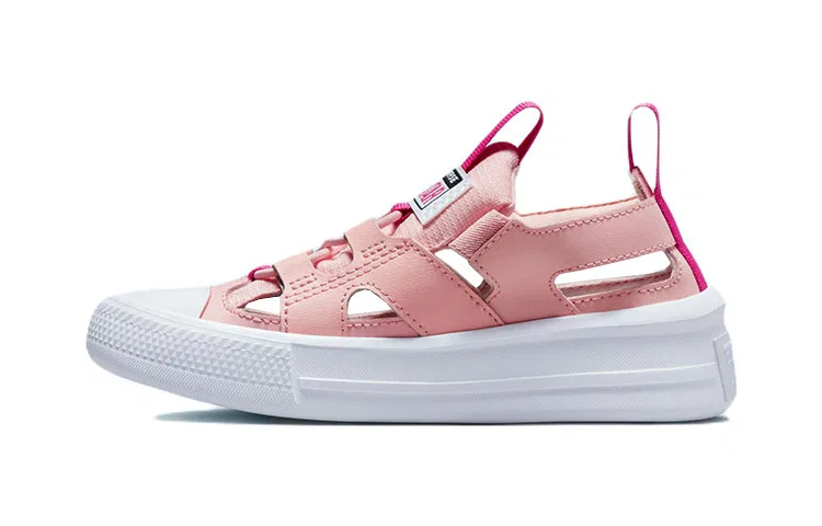Детские сандалии для девочек с длинным ремешком Converse, Pink White