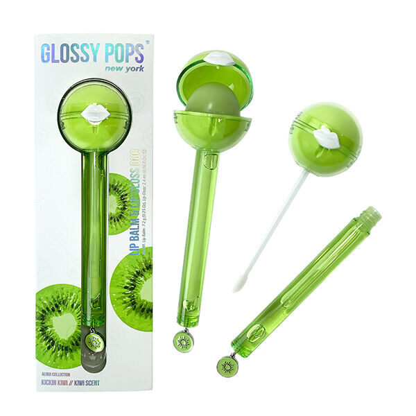 

Glossy Pops Aloha Tropical Бальзам и блеск для губ Kickin Kiwi, 1 шт.