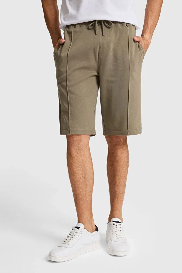 Мужские шорты с принтом U.S. Polo Assn., Khaki — фото 2
