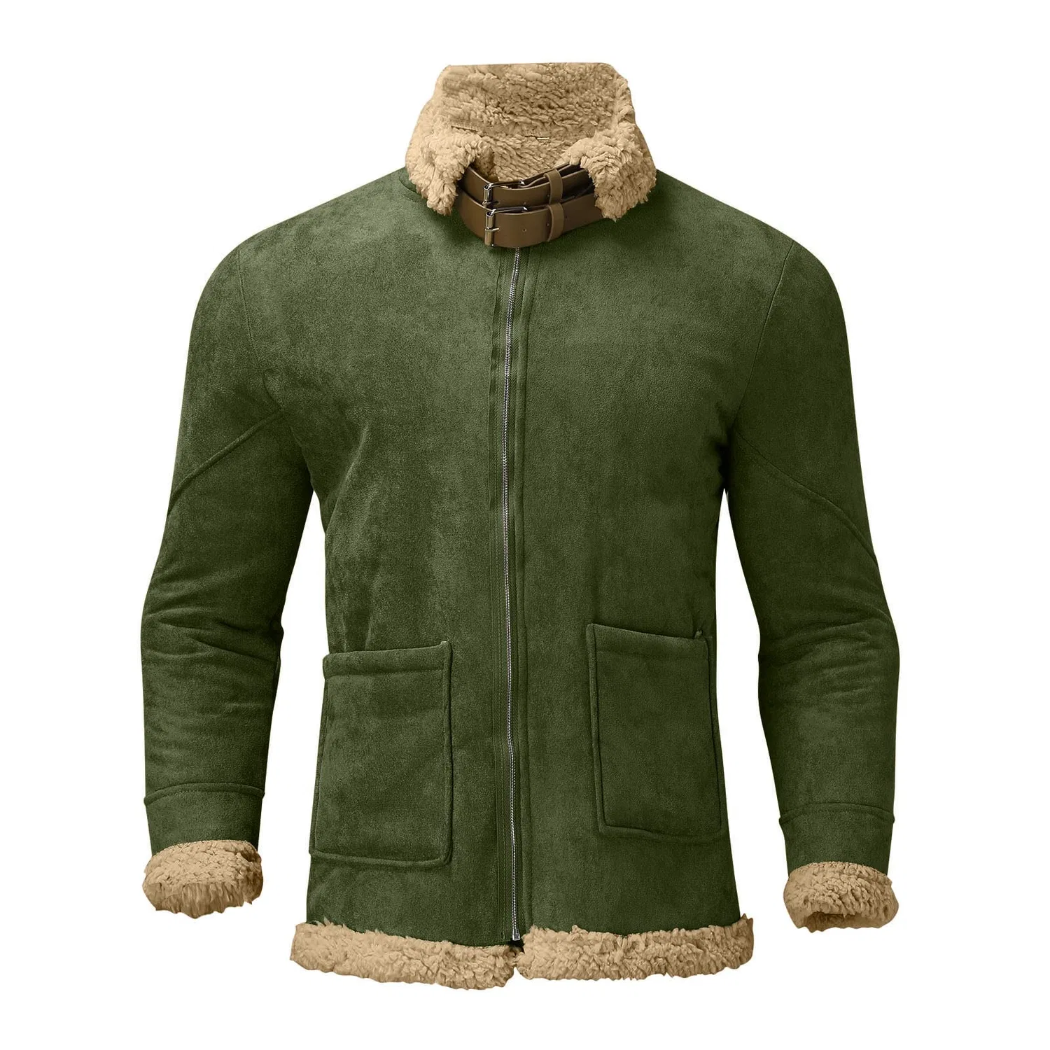 Мужская водонепроницаемая куртка Unisex Outdoor Waterproof Jacket, M05-Green — фото 4