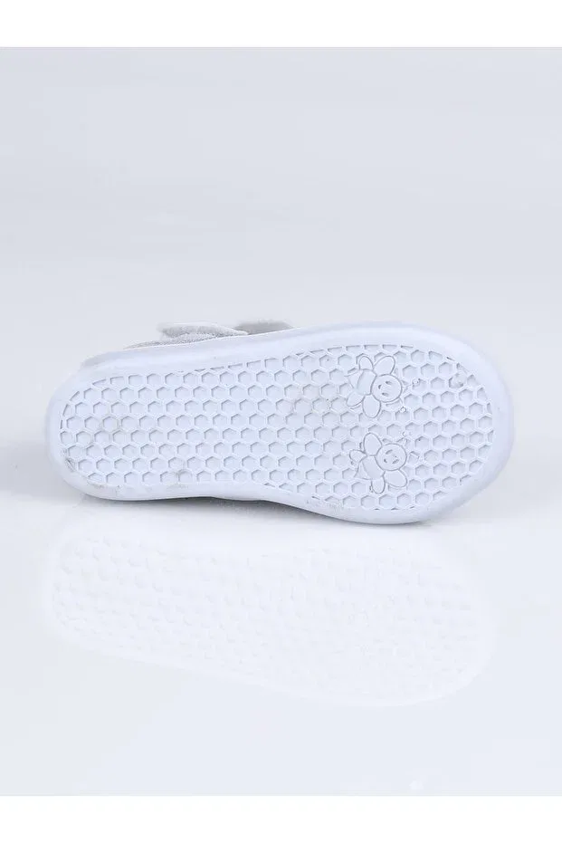 Детские балетки для девочек с бантом S.110 bowknot ballerina ballet shoes i.b.-silver Sibel, Silver — фото 2