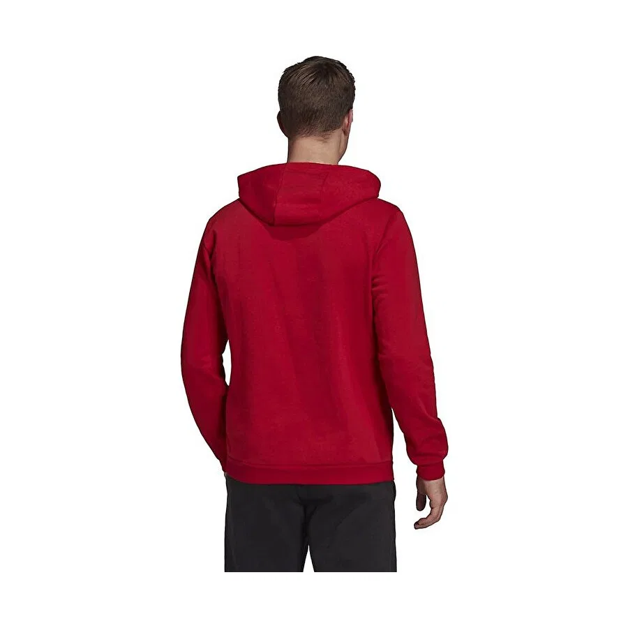 Свитшот спортивный с капюшоном, из хлопка, Entrada 22, adidas, Красный — фото 3