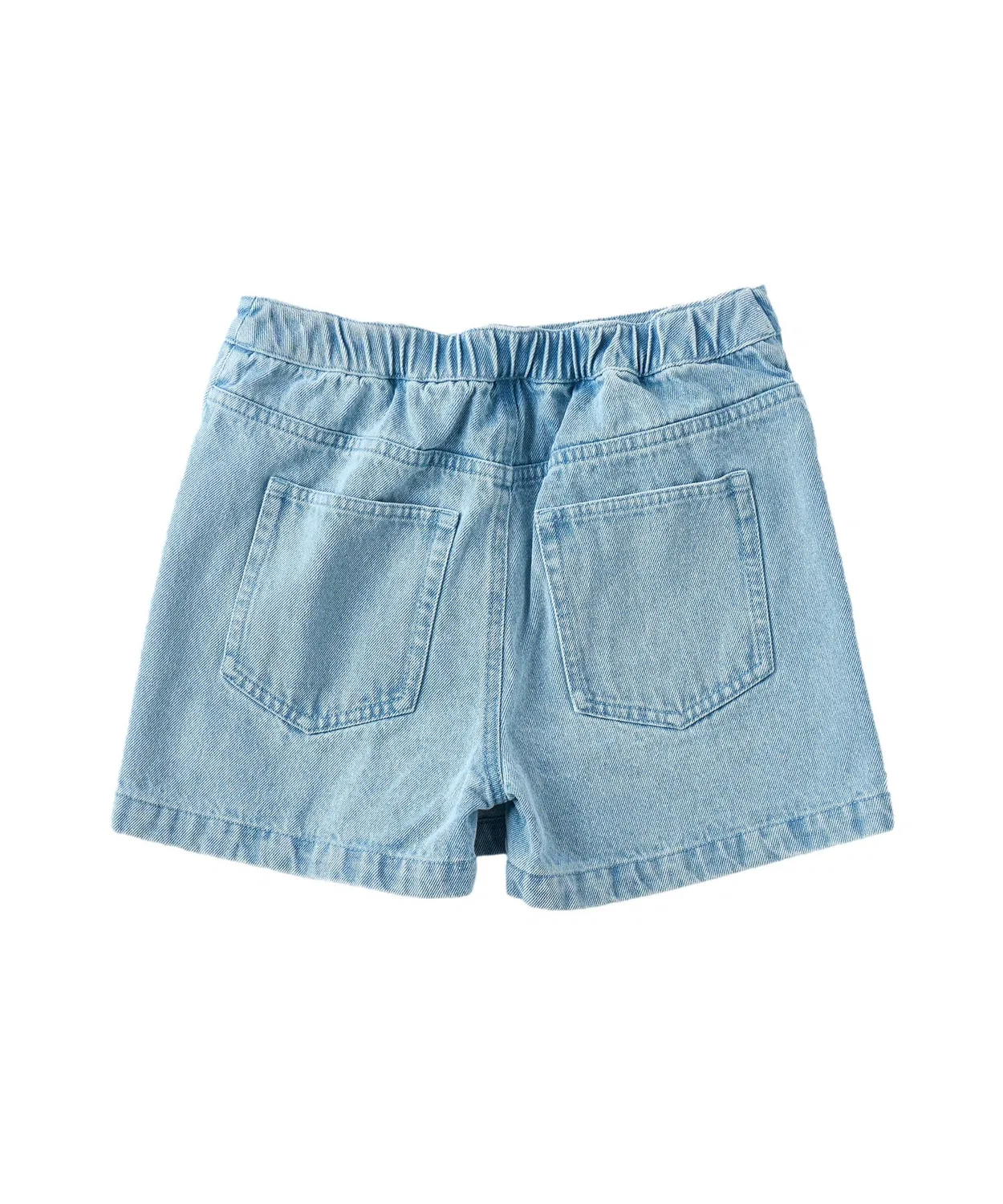 Детская джинсовая юбка-шорты с запахом ROXY, Light Blue — фото 4