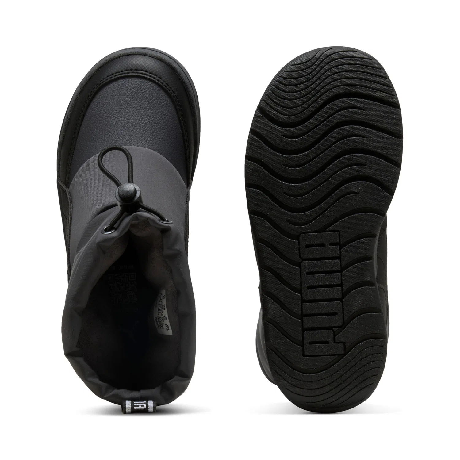 Детские зимние ботинки с высоким голенищем PUMA, Dusky Gray/PUMA Black/PUMA White — фото 4