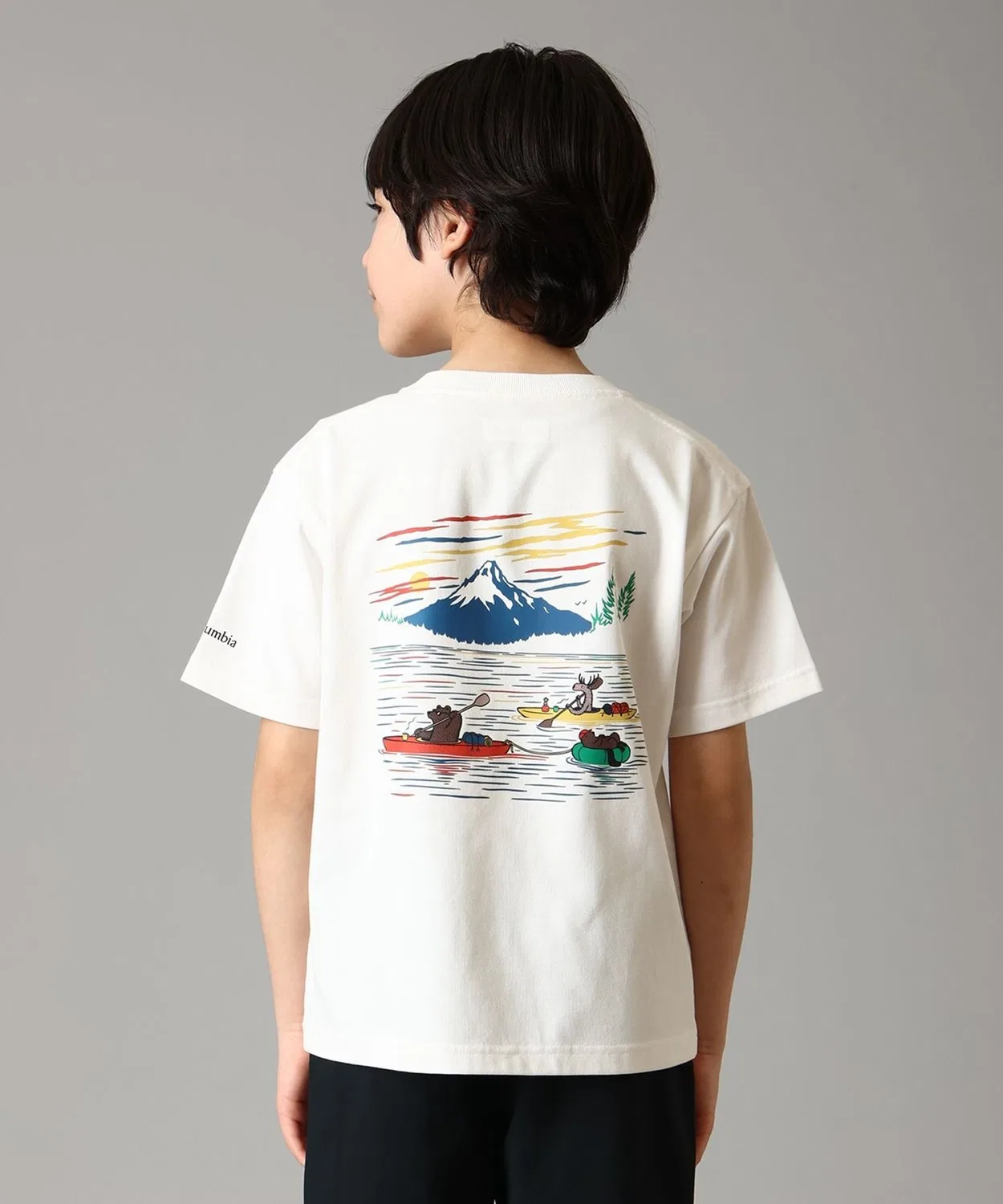 Детская футболка с длинным рукавомLake To Avenue Graphic SS Columbia, White