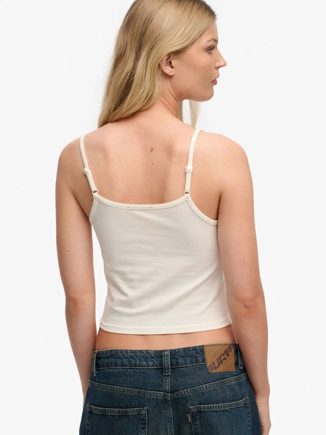 Топ-майка Athletic Essential Graphic Cami Superdry, белый — фото 4