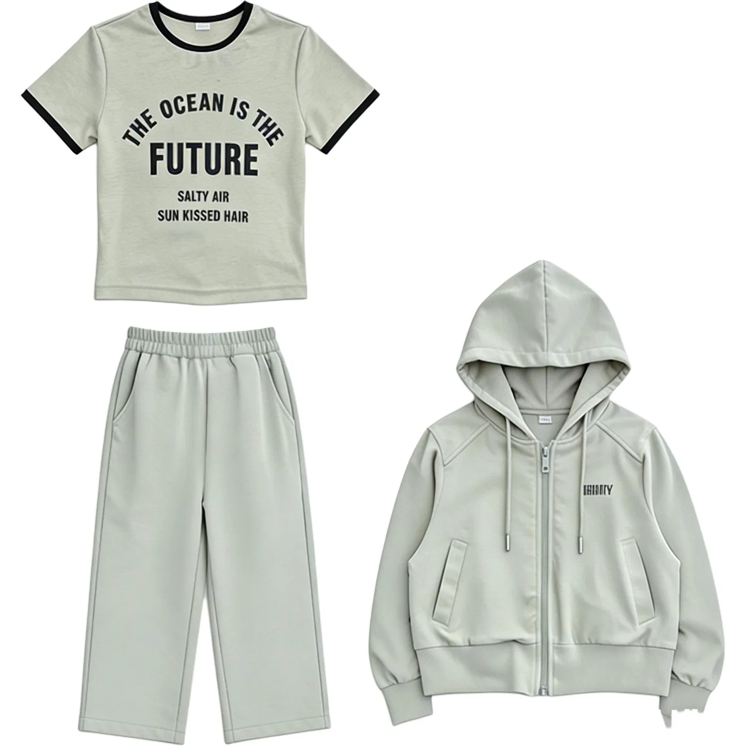 Детский спортивный комплект с принтом Kids Casual Sportswear YALU — фото 3