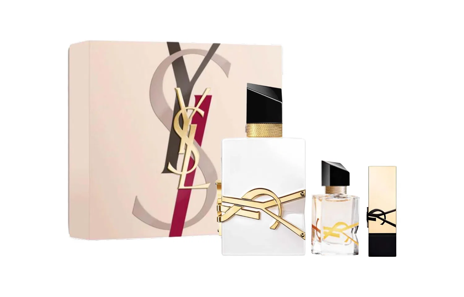 Женский парфюмерный набор Yves Saint Laurent, Libre, Black Opium, Black