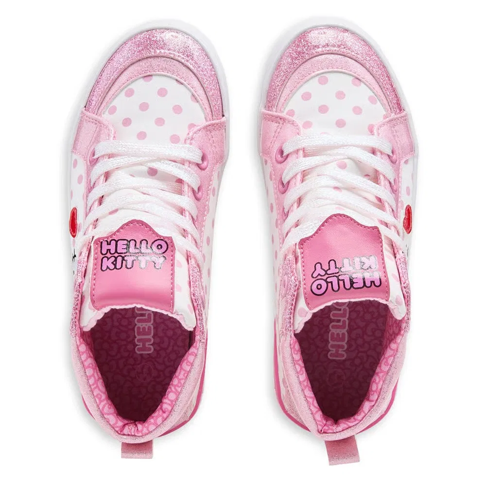 Детские высокие кроссовки Hello Kitty, Pink Multi — фото 4