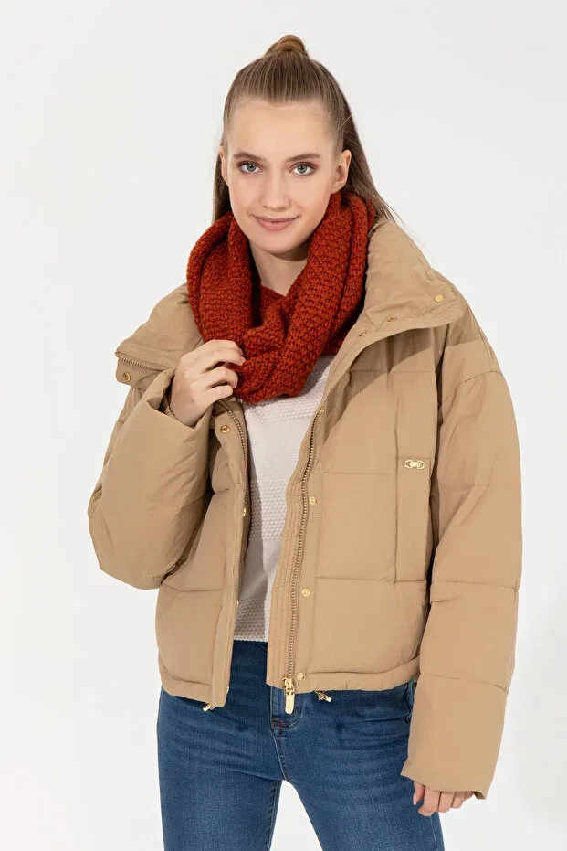 Женское пальто с воротником-стойкой U.S. Polo Assn., 902549