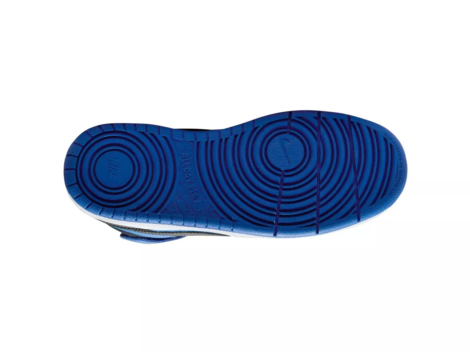 Кроссовки высокие Nike Court Borough Mid, Black/Blue — фото 4