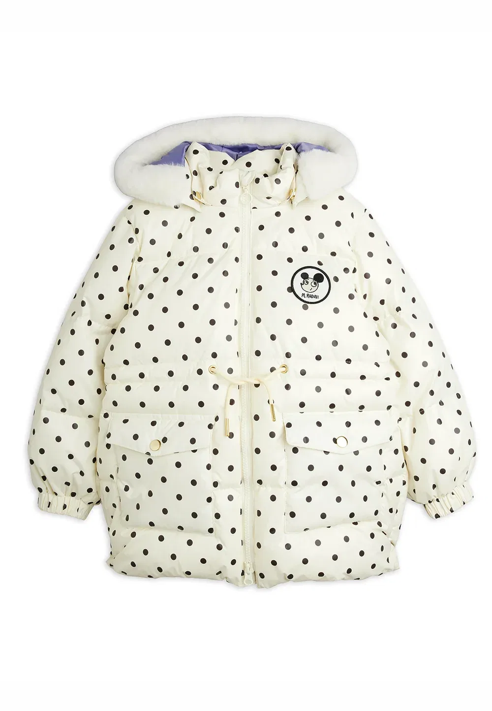 Зимняя куртка унисекс с нашивкой Ritzratz Mini Rodini, Offwhite