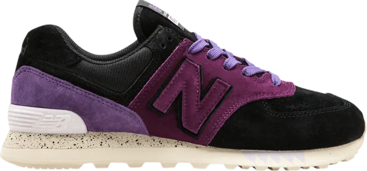 

Кроссовки New Balance Sneaker Freaker x 574 'Tassie Devil', черный, Черный;фиолетовый, Кроссовки New Balance Sneaker Freaker x 574 'Tassie Devil', черный
