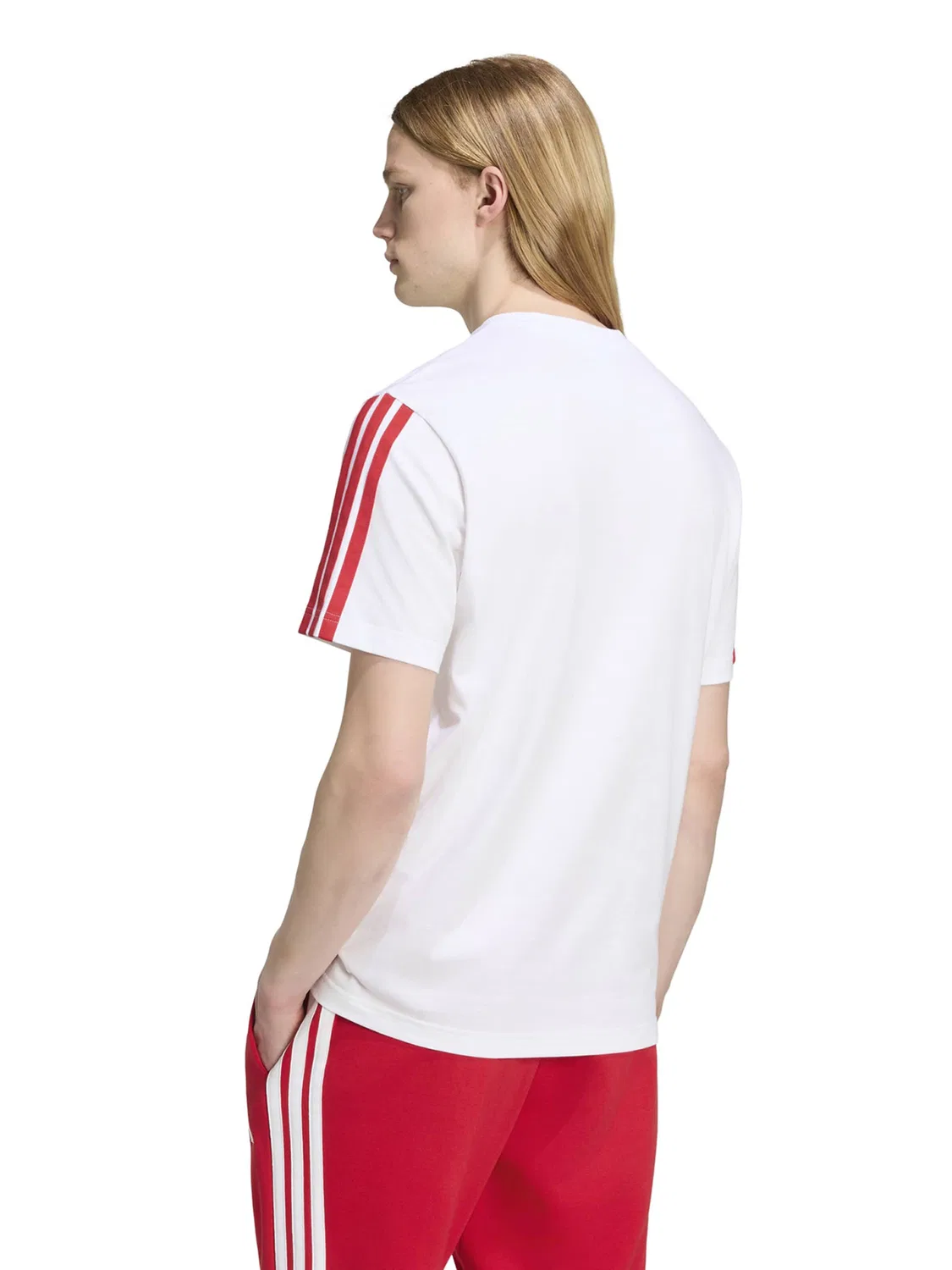 Футболка Adidas Performance Shirt FCB DNA белого цвета — фото 3