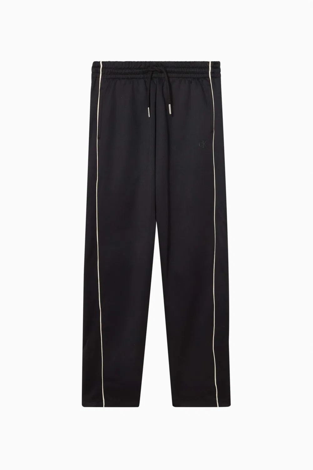 Штаны спортивные хлопковые Piping Sweatpants Calvin Klein, черный