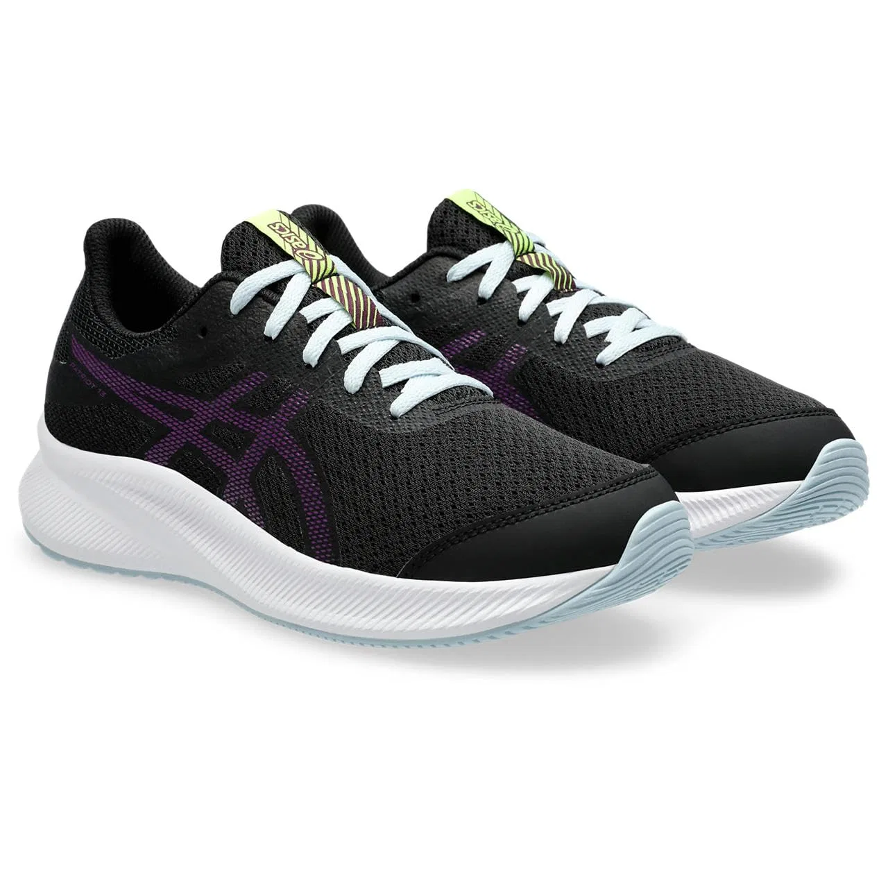 Детские кроссовки для мальчиков с амортизацией Patriot 13 Gs ASICS, Black Deep Mauve
