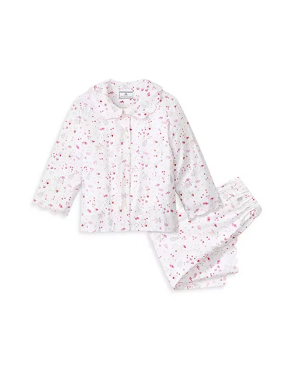 Детский комплект пижам с принтом Colette Love Song Petite Plume, белый