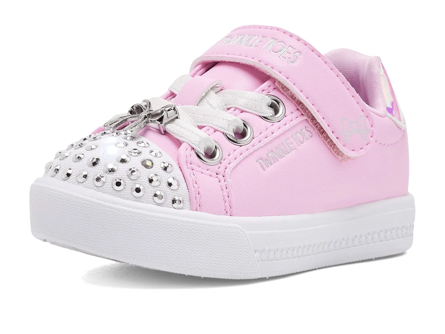 Кроссовки Skechers Super Starlite, с подсветкой, 314599N (для малышей) Skechers Kids, Pink/Silver