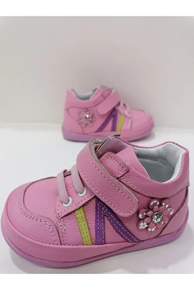 Детские туфли для девочек с ортопедической подошвой Özgür Kids, Pink — фото 4