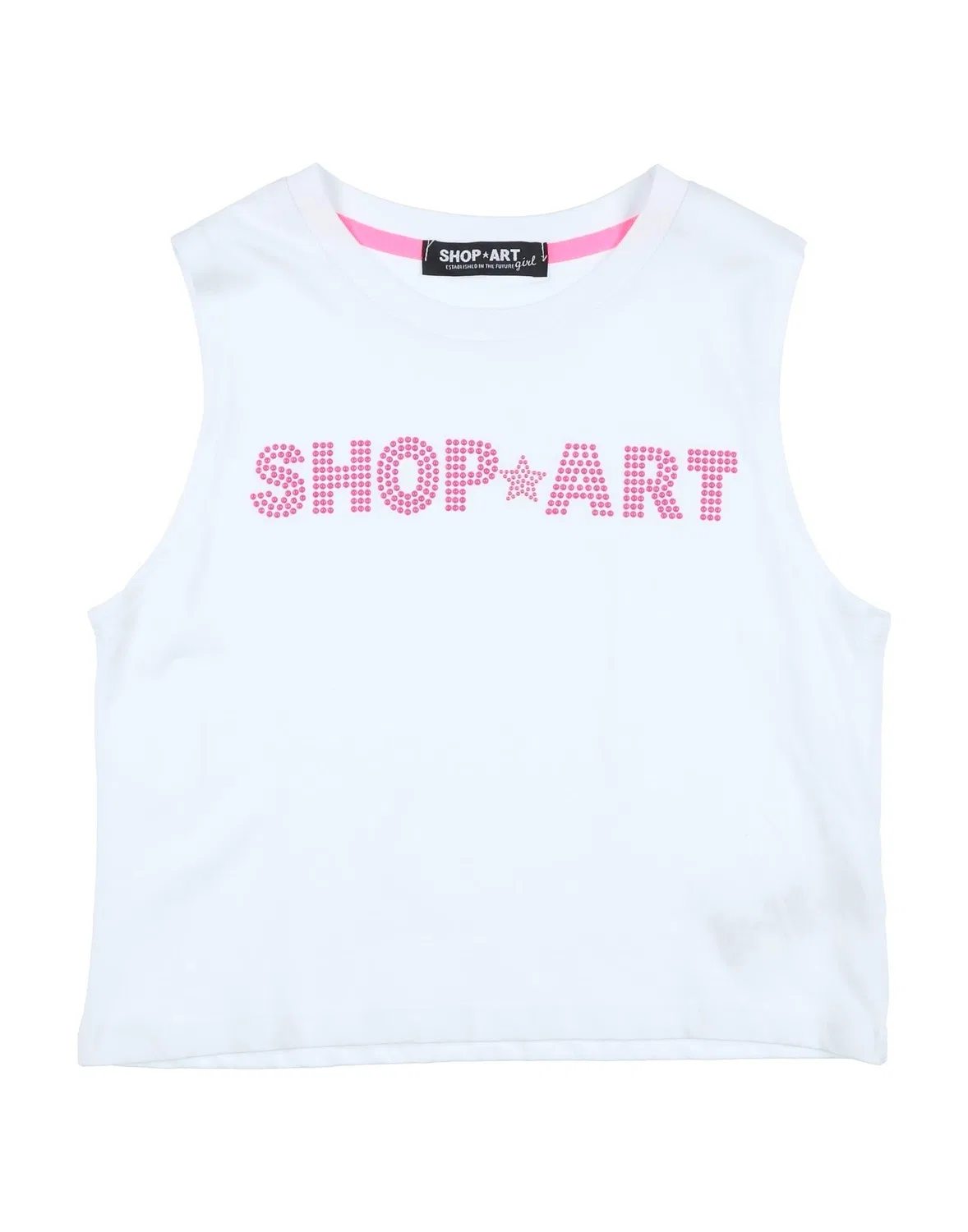 Детская футболка для девочек хлопковая Shopart, белый