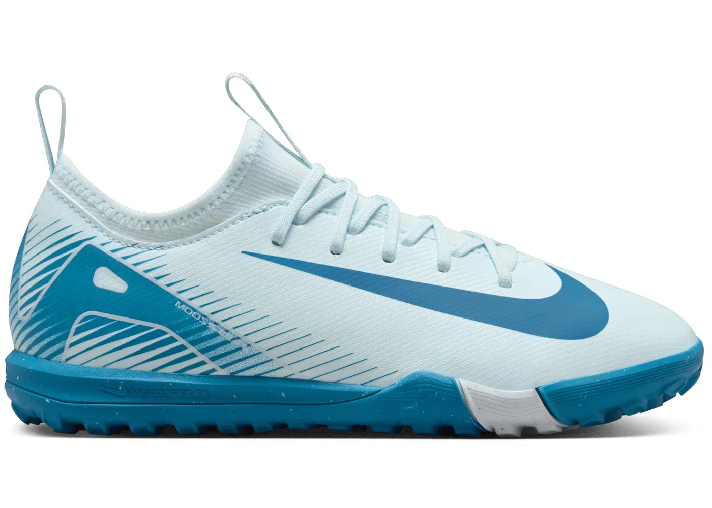 Детские бутсы с принтом Nike Mercurial Vapor 16 Academy TF, Glacier Blue Blue Orbit