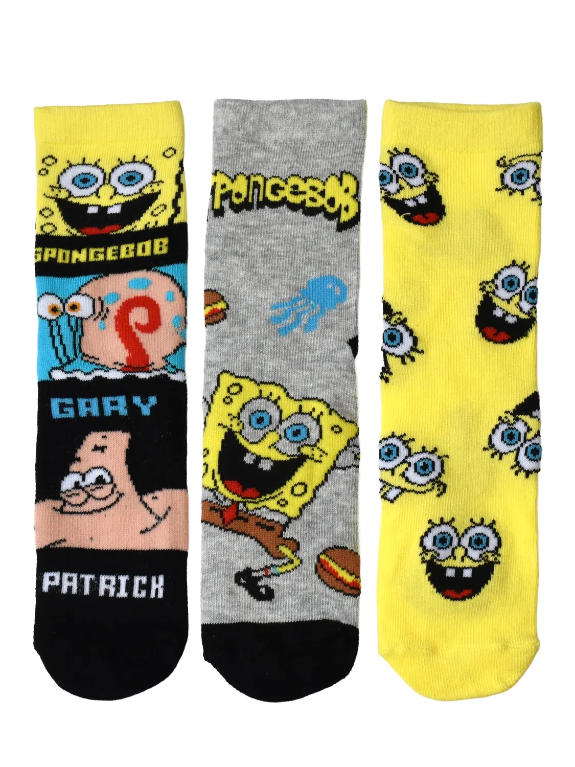 Носки комплект 3 пары с принтом Friends Spongebob, многоцветный — фото 2