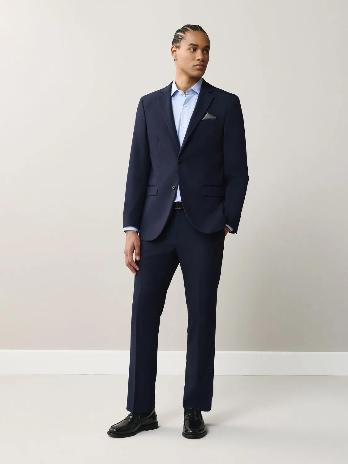 Пиджак Regular Fit Essential Next, Navy Blue — фото 2