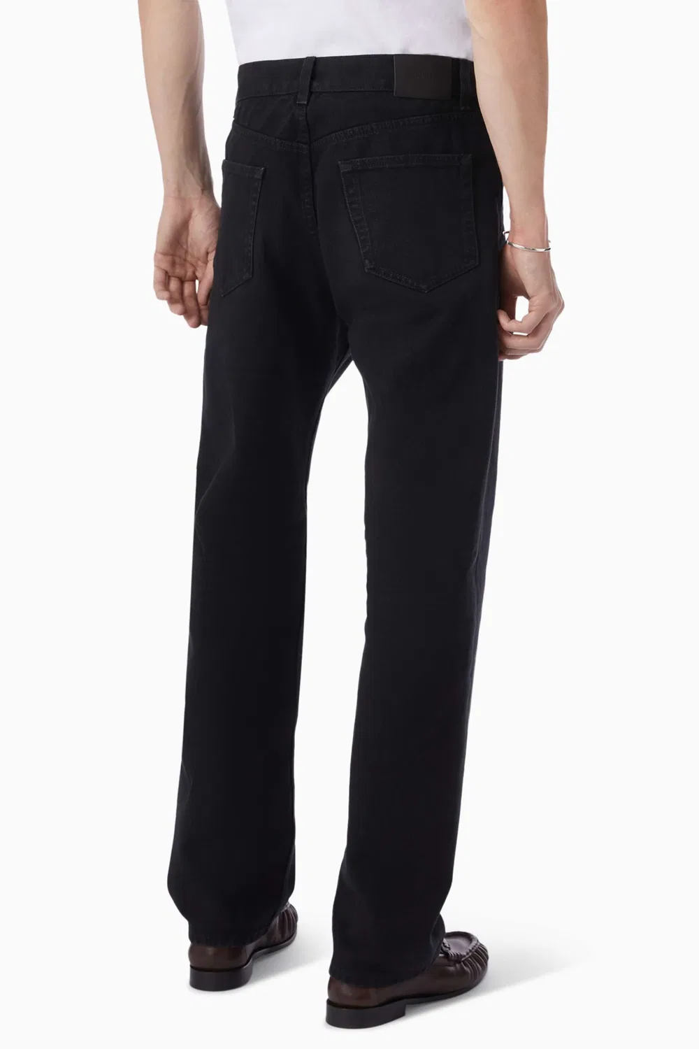 Джинсы свободные деним SAINT LAURENT — фото 3
