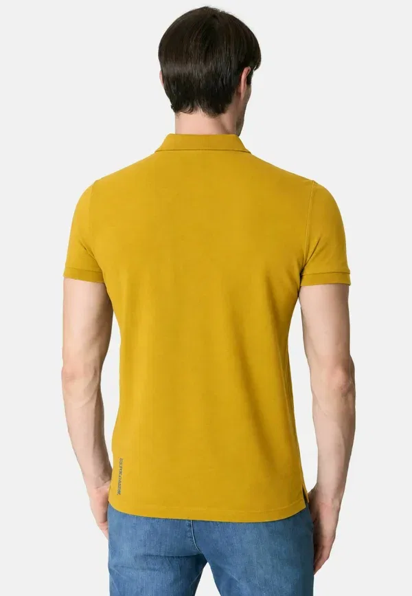 Поло из хлопка King polo m/m, U.S. Polo Assn., Senape, горчичный — фото 3